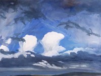 Gestural Cloud Study S.W  from Mooroolbark SOLD